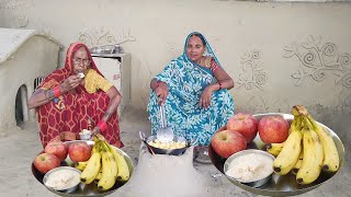 नवरात्रि के पहल स्थापना के दिन पूजा पाठ करने के बाद व्रत के लिए हमने क्या बनाया || Navratri me pooja