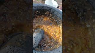 unas costillitas  asadas despues de un paseo en familia  al cerro de la piedra ⛰️💯👌