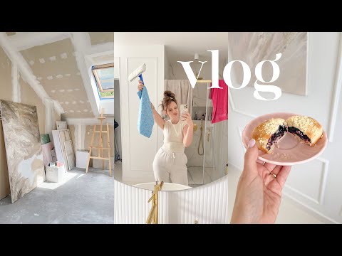 Clean with me🧼, wyrosła nam trawa🌱, pieczemy jagodzianki🫐, mój zapas materiałów🪡 | Vlog