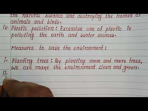 Simple English Essay on Save Environment | Best Easy and Short English Essay on Save Environment