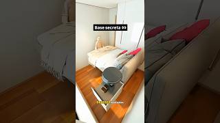 ¿Ves bien esta base secreta en la habitación?