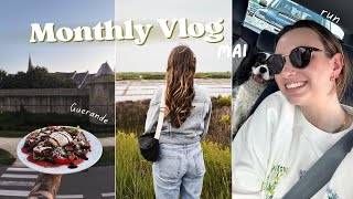 Vlog du mois #mai : Pause salée à Guérande , j'ai pleuré après 1km de course à pieds.