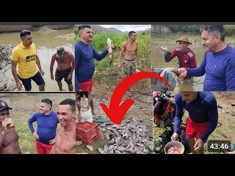 MUTIRÃO DE PESCADORES NA VILA DÓ PARA HOJE FOI MACAXEIRA COM TILÁPIAS