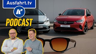 Honda Jazz e:HEV vs. Opel Corsa Hybrid, Mazda6e und kontraststärkende Sonnenbrillen