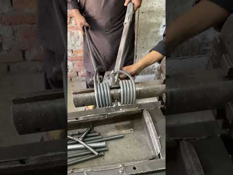 Creating the Perfect Spring on a Lathe! #Satisfying #Machining #Shorts