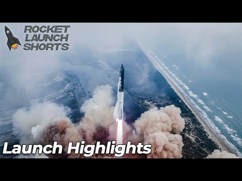 SpaceX Starship Super Heavy Prototype Third Flight Test (Launch Highlights)