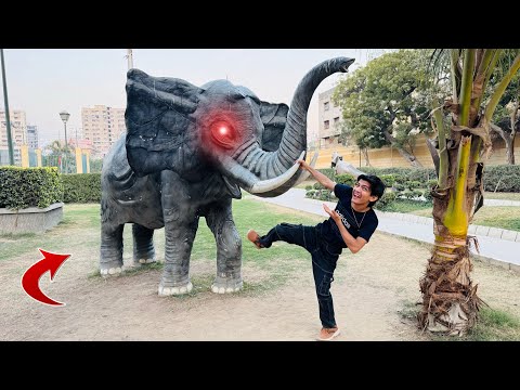 I Was Scared After Seeing The Elephant 😭💔 || Abdul_mj Ka Friend Hathi 🥹 ||