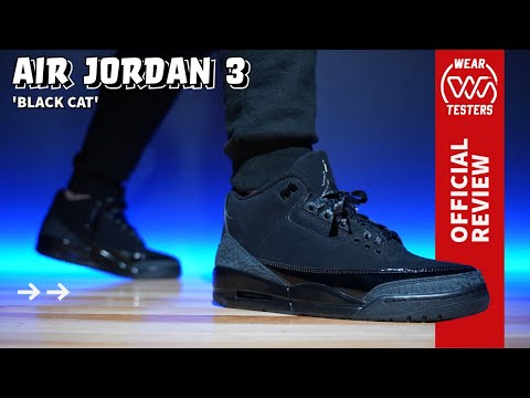 Air Jordan 3 Black Cat 2025