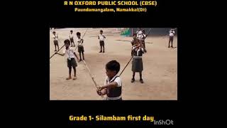 Silambam Pooja @R.N. Oxford School #school #silambam #activityforkids  #sports ##education
