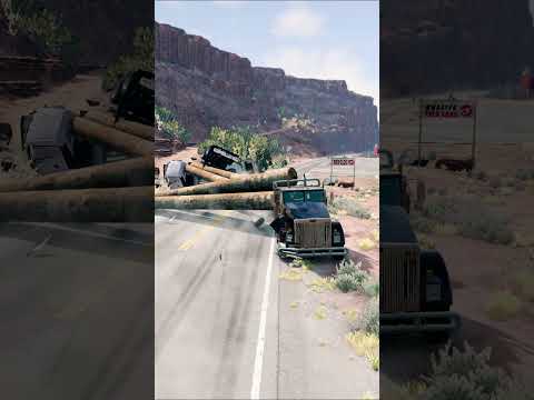 Realistic Highway Car Crashes #176 #beamngcarcrash #beamngdrive #beamngcrashsimulator #automobile