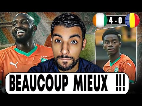 LA CÔTE D'IVOIRE VA MIEUX !!! | Debrief: Côte d'Ivoire 4 vs 0 Tchad (Qualif. CAN Maroc: 2025)