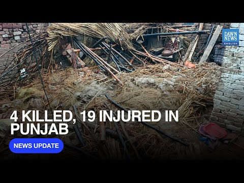 YouTube video thumbnail: 4 Killed, 19 Injured In Multiple Incidents As Rain Lashes Punjab
