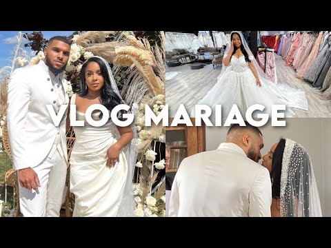 VLOG MARIAGE: PRÉPARATIFS, STRESS, ROBE, COSTUMES À LA DERNIERE MINUTE 😫