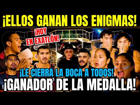 Exatlón México 💥 ELLOS GANAN LOS ENIGMAS ✅ GANADOR DE LA MEDALLA VARONIL REVELADO 😱 AVANCE CAP 57