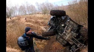 Kolejna ostra ustawka u Dzików / Can - am Renegade 1000R, 650, Polaris 570