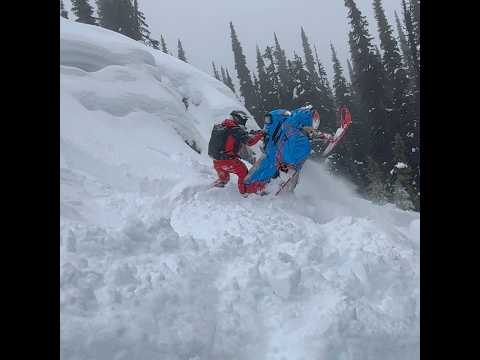 Potatoes providing some serious traction #snowmobile #snow #snowmobiler