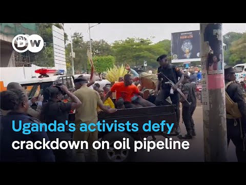 YouTube video thumbnail: Ugandan Activists Risk Arrest Over Disputed oil Pipeline