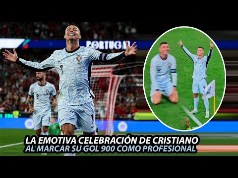 Así FUE la EMOTIVA CELEBRACIÓN de CRISTIANO RONALDO por su GOL 900 como FUTBOLISTA PROFESIONAL