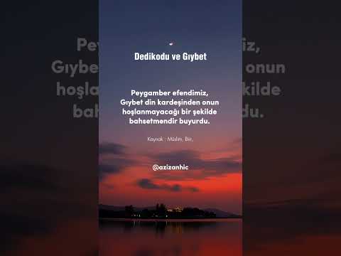 #dedikodu #gıybet