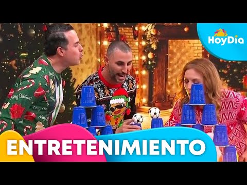 Conductores de Hoy Día se pusieron a jugar ¡Cuidado y se te cae la bola! | Hoy Día | Telemundo