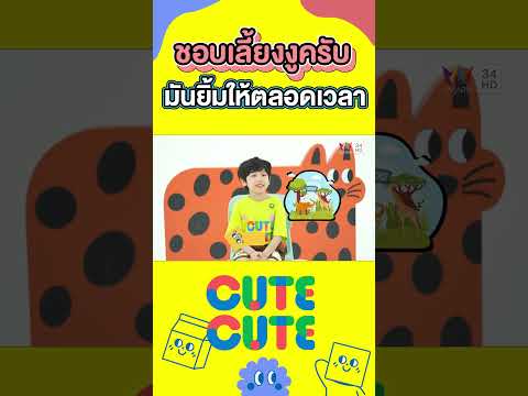 ผมชอบเลี้ยงงูครับ เหมือนมันยิ้มให้ตลอดเวลา | CUTE CUTE FAMILY CLUB