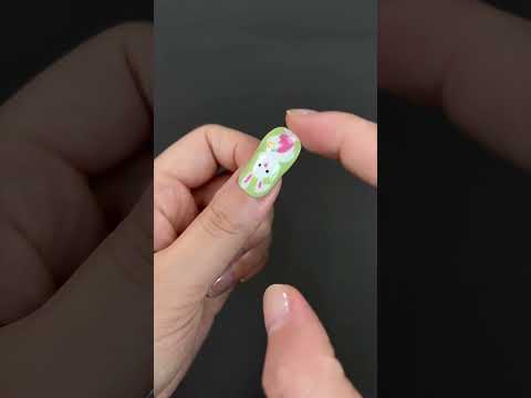 Gel stickers gel nail stickers nail art beautiful high-end nail stickers bunny nail art