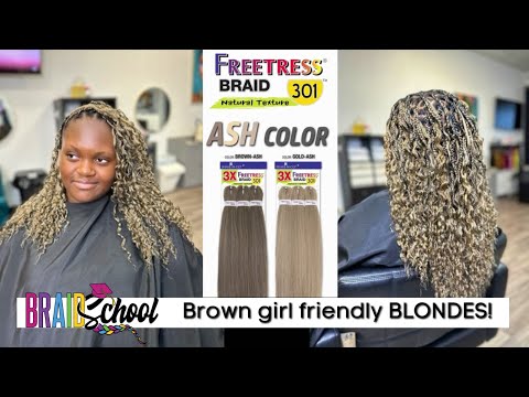 Brown Girl Friendly Blonde Braid Mixes 🤩 | Ft. Freetress Braid 301