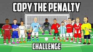 COPY THE PENALTY CHALLENGE😂 Feat Haaland Yamal Ronaldo & Messi Frontmen 9.5