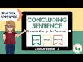 Concluding Sentences and Paragraph Structure