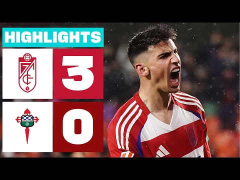 GRANADA CF 3 - 0 RACING CLUB FERROL I RESUMEN LALIGA HYPERMOTION