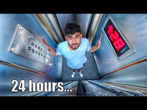 Trapped in a Lift for 24 Hours – Scariest Challenge Ever!
