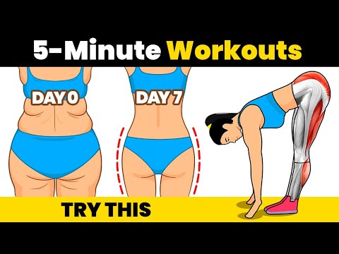 DO FOR 7 DAYS AND SEE WHAT HAPPENS - 100% Fat Burn & Tone - Hips, Thighs, & Waist Transformation