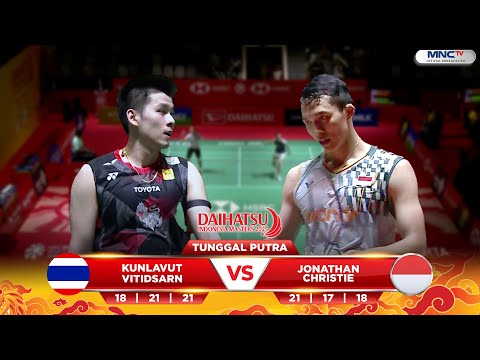 THA (2) Vs INA (1) - Tunggal Putra : KUNLAVUT V Vs JONATAN C | DAIHATSU INDONESIA MASTERS 2025