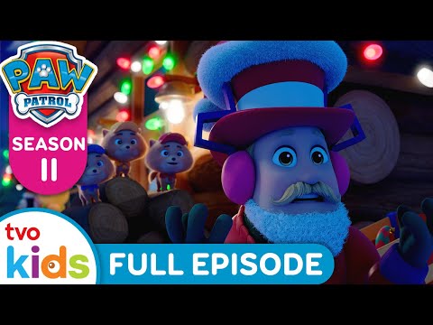 A Jr. Patrollers' Christmas 🎄 | PAW PATROL 🐶 | Rescue Dogs Help Adventure Bay | Season 11 | TVOkids