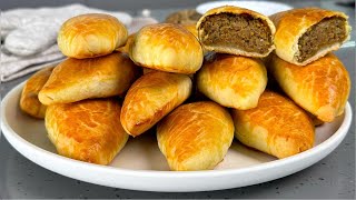 Быстрые ПИРОЖКИ без возни! Раз, два и готово! Самые удачные и вкусные ПИРОЖКИ на бездрожжевом тесте!