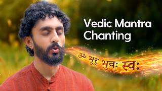 Vedic Mantra Chanting Meditation | Learn Correct Pronunciation of Gayatri Mantra 🕉️