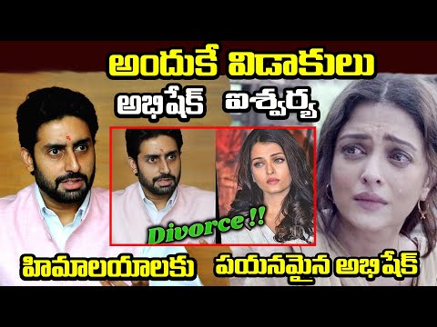 అందుకే ఐశ్వర్య, అభిషేక్ విడాకులు, హిమాలయాలకు పయనమైన అభిషేక్ // Aishwarya, Abhishek to get divorced