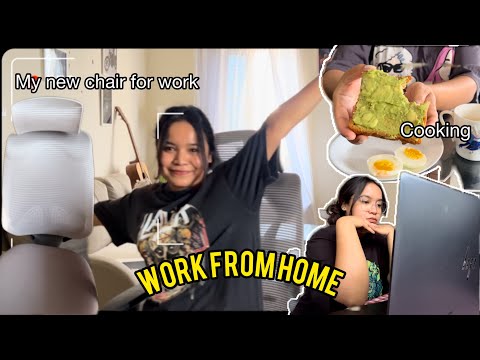 Work from home day | bought a new office chair+ review