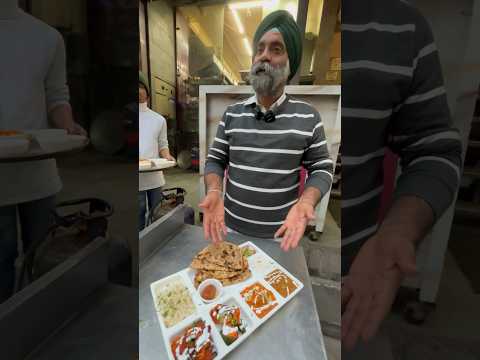Sardar ji की special थाली😍😳 #foodwithbackbenchers #shorts_ #foodie #sardarji