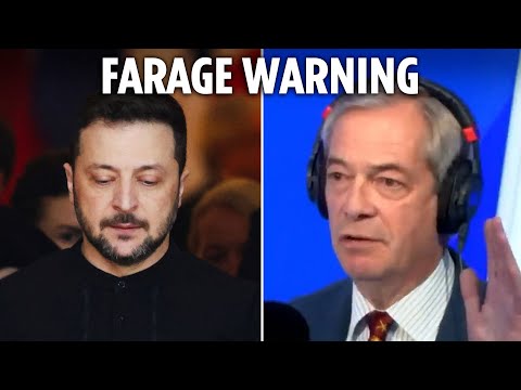 Zelensky must strike deal or face annihilation - Trump clash WILL bring peace, Farage says