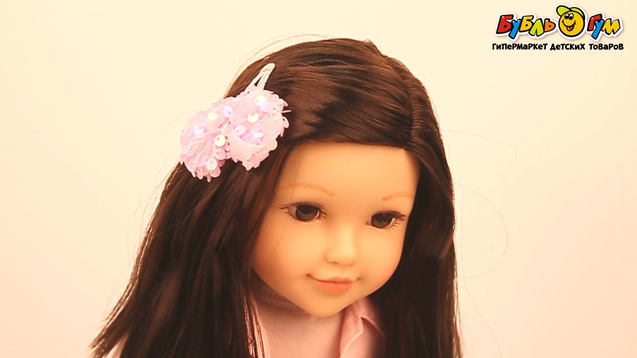 Заколки для волос бант-фатин-пайетки в ассортименте - видео