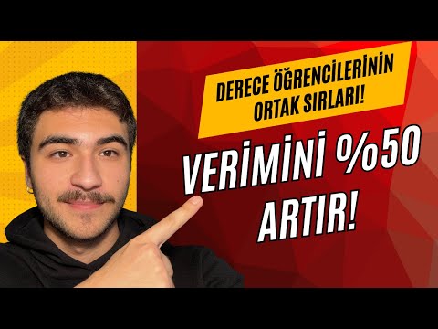 ✅‰1'LİK DERECE ÖĞRENCİLERİ GİBİ VERİMLİ ÇALIŞ! #yks2025 #derecehocam