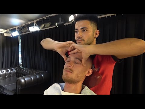 ASMR Turkish Barber Head and Face Massage Compilation.