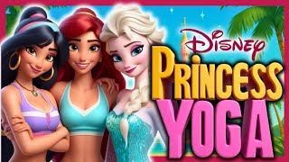 ☀️Disney Princess Yoga 👑 Magical Brain Break for Kids! ✨🧘‍♀️Summer Cosmic Yoga 🧘‍♀️ ✨