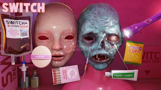 [SWITCH*] How to transform a zombie into a human🧟‍♀️👧 | make over | Make Up