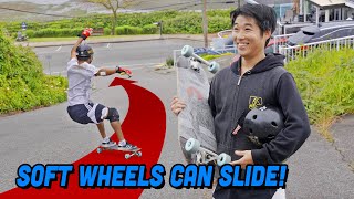 SOFT WHEELS CAN SLIDE