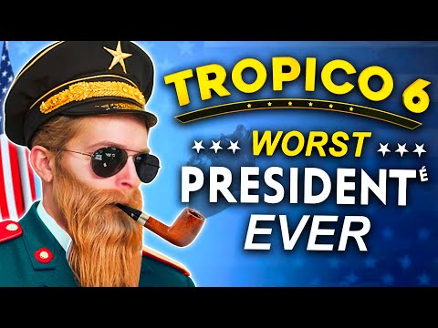 I became the worst president ever in Tropico 6 (Dictator, Nukes, Bananas)