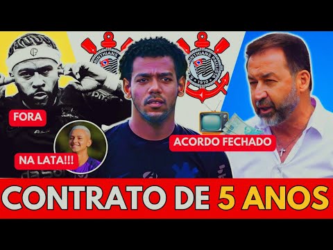 🚨 CHEGADA "FACILITADA"! CONTRATO DE 5 ANOS ASSINADO E+ | AS ÚLTIMAS NOTÍCIAS DO CORINTHIANS DE HOJE