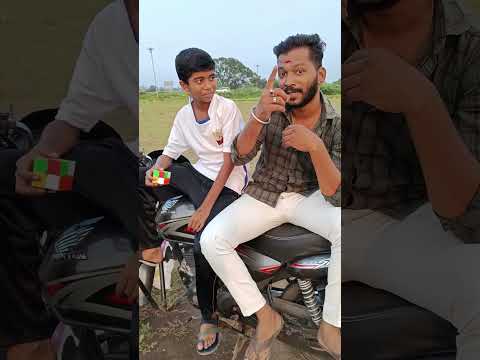 2by2 cube solved in 1 second magic tricks #shorts #ytshorts