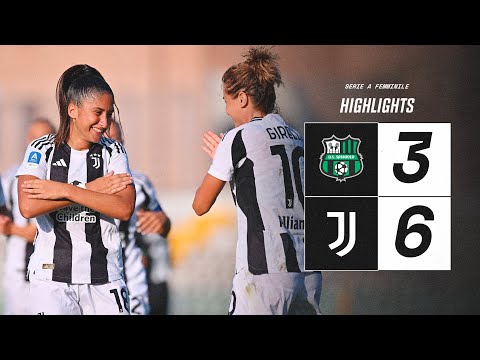 HIGHLIGHTS | SASSUOLO 3-6 JUVENTUS WOMEN | Matchday 1 Serie A